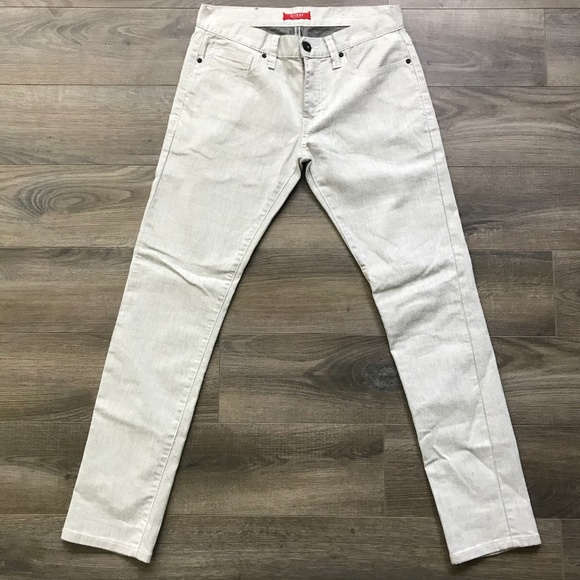 Guess Los Angeles Light Gray Skinny Jeans NWOT - Picture 2 of 7